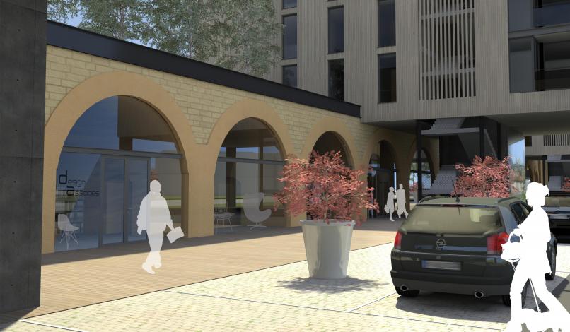 Vue galerie commerciale Vue galerie commerciale