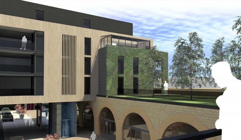 Vue des terrasses Vue des terrasses