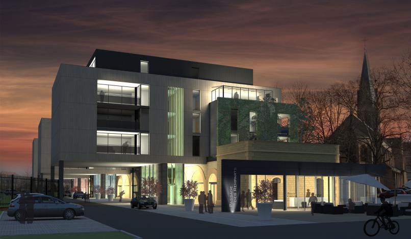 Perspective d'ambiance de nuit Perspective d'ambiance de nuit