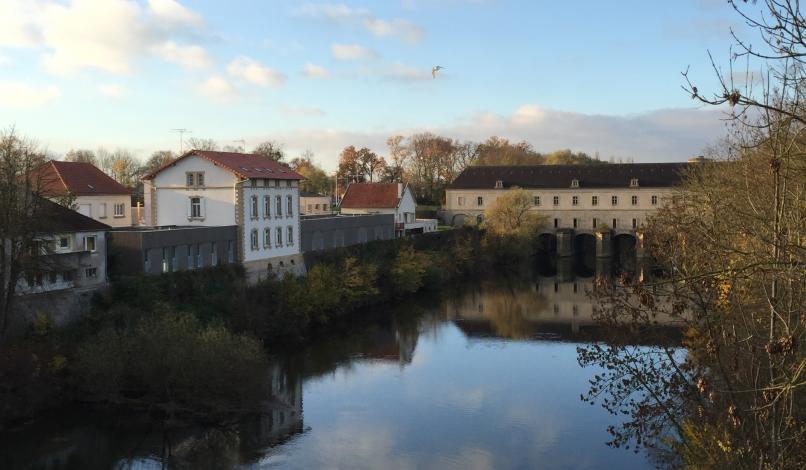 Vue depuis le pont avenue Robert Schuman
