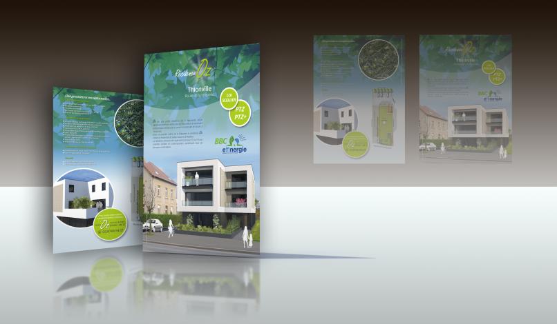 Plaquette 1 volet recto-verso "Résidence Oz" Plaquette 1 volet recto-verso "Résidence Oz"