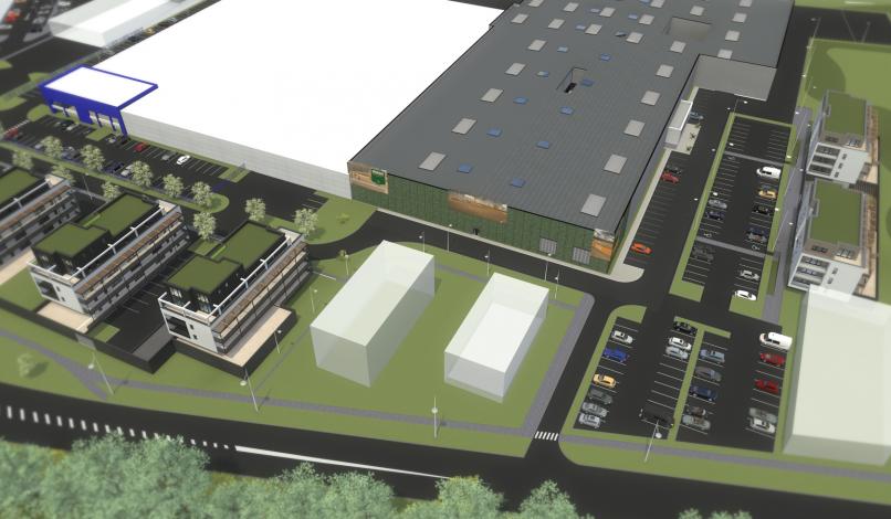 Vue perspective haute Vue perspective haute